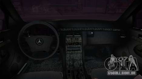 Mercedes Benz W210 E55 AMG Blek para GTA San Andreas