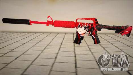 M4A1 Rias Gremory Simple Skin para GTA San Andreas