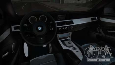 BMW e60 530i Black para GTA San Andreas