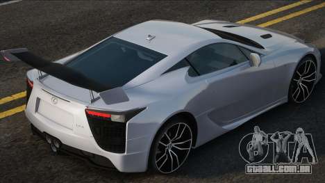 Lexus LFA 2010 White para GTA San Andreas