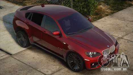 BMW X6 50i Red para GTA San Andreas