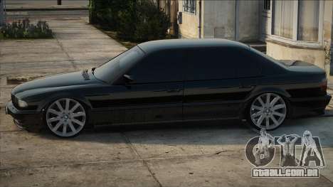 BMW E38 Preto em stock para GTA San Andreas