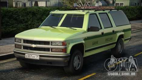 Chevrolet Suburban GMT400 1998 Coleção de dinhei para GTA San Andreas