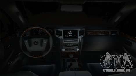 Lexus LX570 FBI para GTA San Andreas