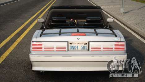 1987 Ford Mustang GT 5.0 Convertible para GTA San Andreas