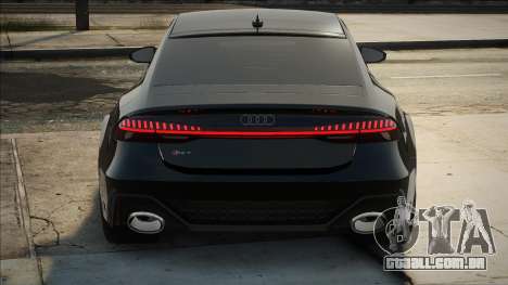 Audi RS7 2020 Black para GTA San Andreas