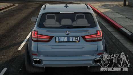 BMW X5 F15 Grey para GTA San Andreas