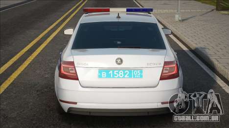 Škoda Octavia - Polícia Polícia de Trânsito para GTA San Andreas