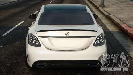 Mercedes-Benz C63 W205 - White para GTA San Andreas