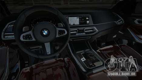 BMW X5 G05 Blek para GTA San Andreas