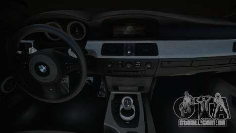 BMW M5 e60 Bllack para GTA San Andreas