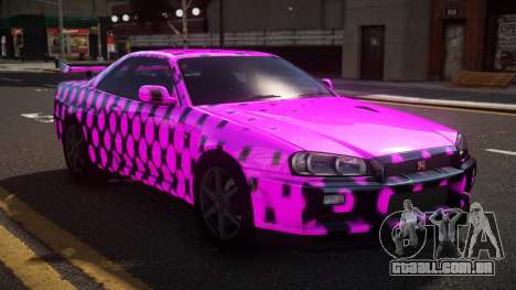 Nissan Skyline R34 Heroshi S8 para GTA 4