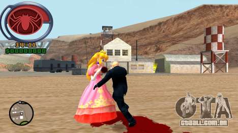 Peach de Super Smash Bros Melee para GTA San Andreas