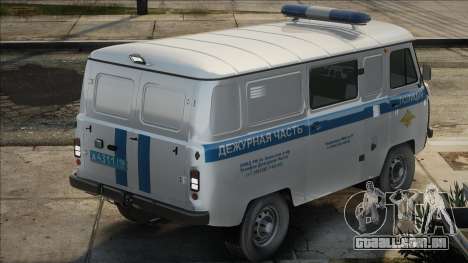 Polícia UAZ Bukhanka para GTA San Andreas