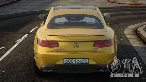 Mercedes-Benz S63 AMG Coupe Yellow para GTA San Andreas