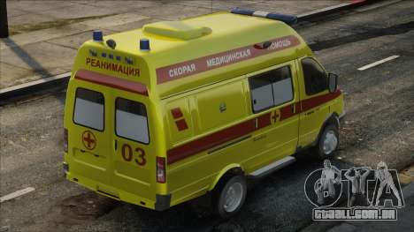 GAZelle 32214 Ambulância - Reanimação para GTA San Andreas