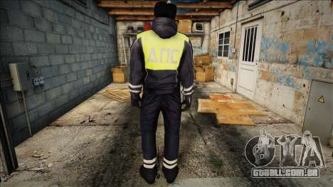 Empregado no uniforme da polícia de trânsito do  para GTA San Andreas