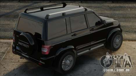 UAZ Patriot Preto para GTA San Andreas