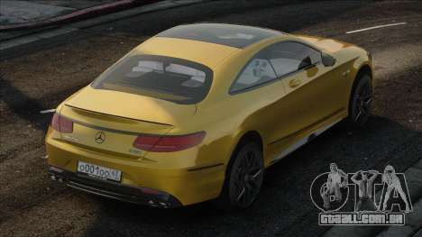 Mercedes-Benz S63 AMG Coupe Yellow para GTA San Andreas