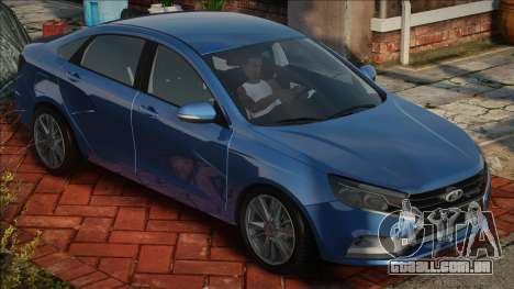 Lada Vesta Blu para GTA San Andreas