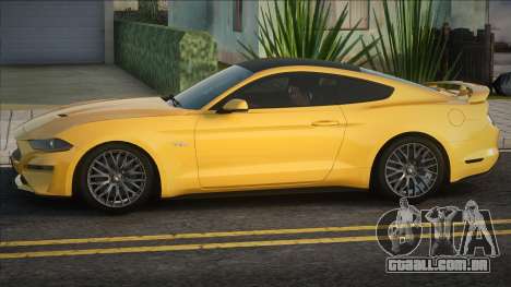 2018 Ford Mustang GT [Yellow] para GTA San Andreas