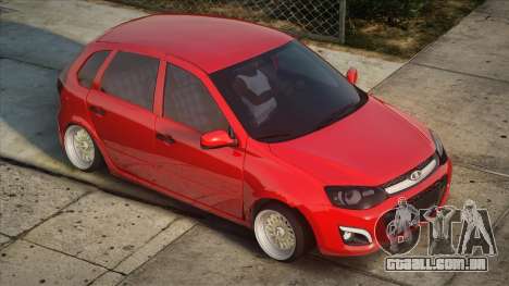 Lada Kalina Vermelho para GTA San Andreas