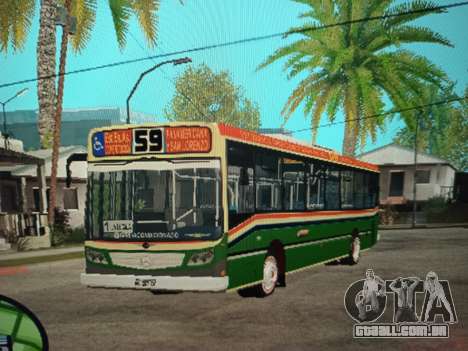 Colectivo Linea 59 para GTA San Andreas