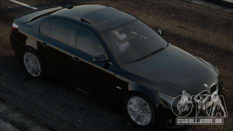 BMW e60 530i Black para GTA San Andreas