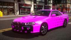 Nissan Skyline R34 Heroshi S8 para GTA 4