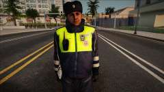 Policial de trânsito em uniforme de inverno para GTA San Andreas