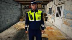 Inspetor de polícia de trânsito com um walkie-talkie para GTA San Andreas