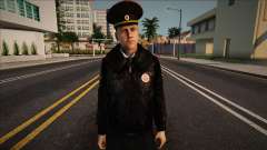 Um policial em um uniforme de inverno para GTA San Andreas