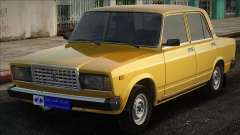 VAZ 2107 Amarelo em stock para GTA San Andreas