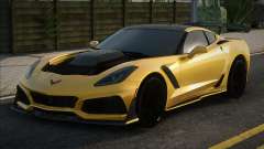 Chevrolet Corvette ZR1 2019 Yellow para GTA San Andreas