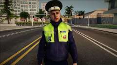 Inspetor da polícia de trânsito em uniforme de meia estação para GTA San Andreas