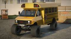 GMC BUS Yellow para GTA San Andreas