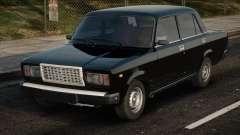 VAZ 2107 Preto em estoque clássico para GTA San Andreas