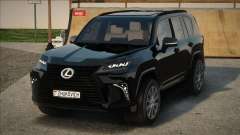 Lexus LX600 Black para GTA San Andreas