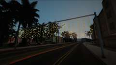 Postes com guirlanda (LS-SF) para GTA San Andreas