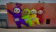 Teletubbies Mural para GTA San Andreas