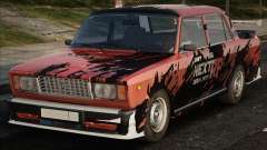 VAZ 2107 com vinil para GTA San Andreas