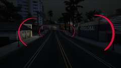 Arcos de néon em Los Santos e San Fierro (Vermelhos para GTA San Andreas