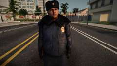 Policial distrital em uniforme de inverno para GTA San Andreas