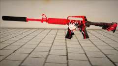 M4A1 Rias Gremory Simple Skin para GTA San Andreas