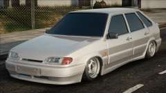 VAZ 2114 Branco e em stock para GTA San Andreas