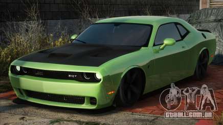 2017 Dodge Challenger Hellcat - Lime Green para GTA San Andreas