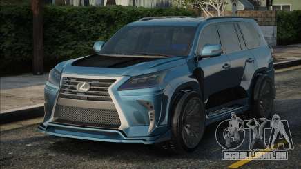 Lexus Lx570 Egiht Star para GTA San Andreas