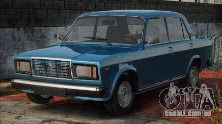 VAZ 2107 Estoque Azul para GTA San Andreas