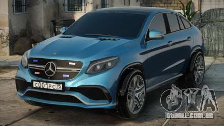 Mercedes-Benz GLE63 BLUE para GTA San Andreas