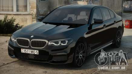 BMW G30 M550D Black para GTA San Andreas